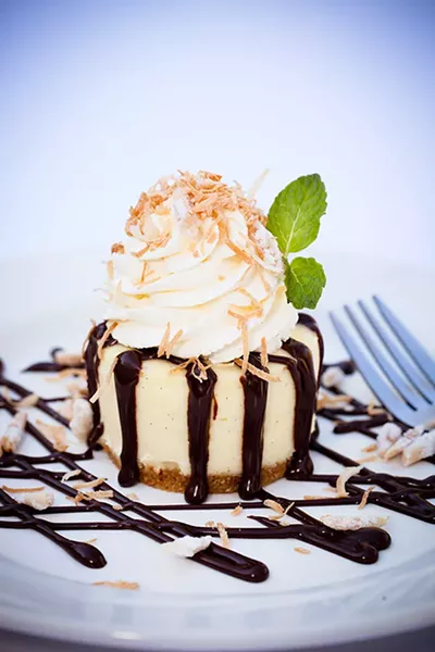 Cheesecake of the day at the Benbow Inn. - PHOTO BY AMY KUMLER