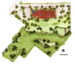 COURTESY OF ODCHC - Conceptual Site Plan for the new Health Center on Tydd Street