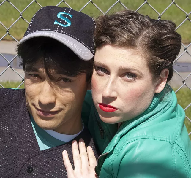 James Gadd as Joe and Lela Annotto-Pemberton as Lola - PHOTO BY MAIA CHELI-COLANDO