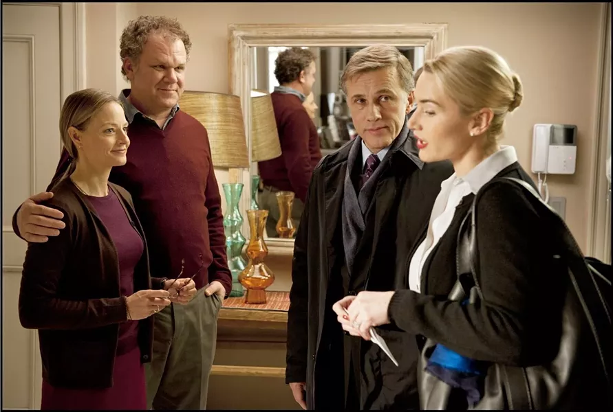 Jodie Foster, John C. Reilly, Christoph Waltz and Kate Winslet in Carnage
