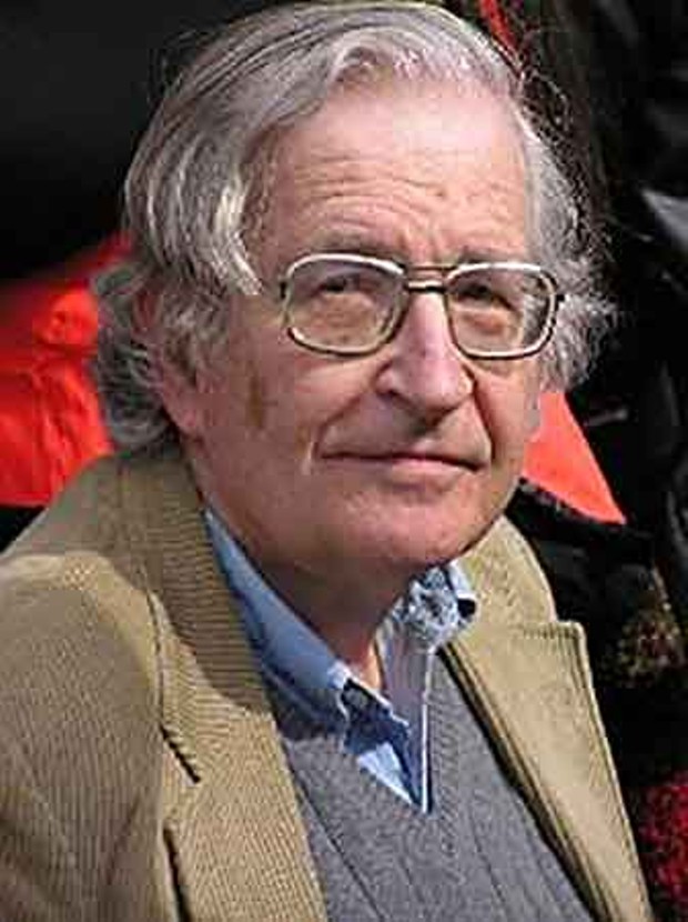 Noam Chomsky: linguist, philosopher, activist. Courtesy Duncan Rawlinson, thelastminuteblog.com