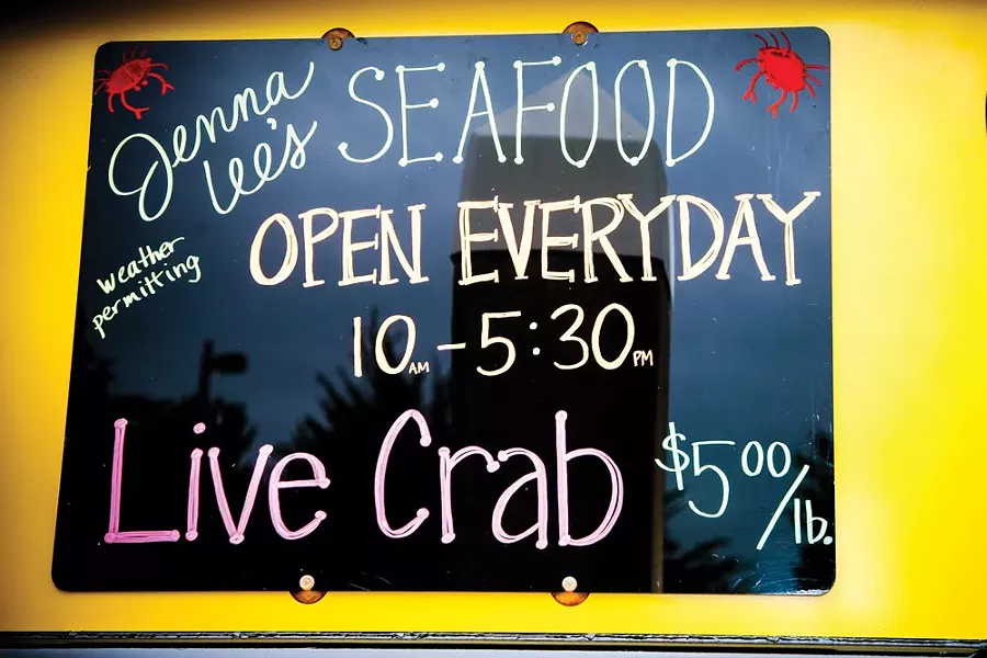 Jenna Lee's Seafood, open daily - AMY KUMLER