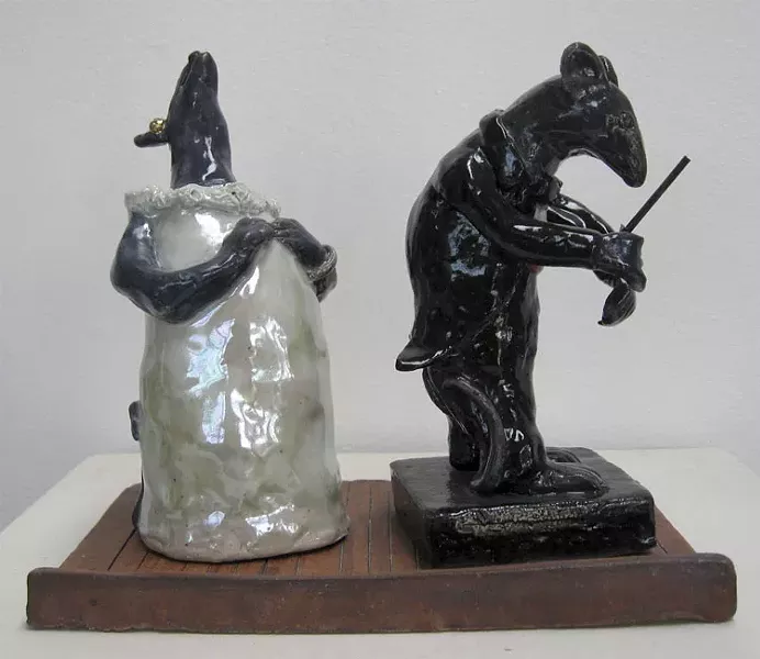Pottery by Louise Campbell at Curves