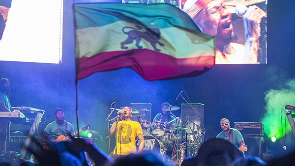 Reggae Legend Jimmy Cliff closing out night two of the 30th Annual Reggae On The River 2014, Saturday Aug. 2.