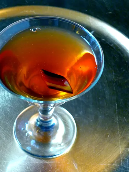 Rhubarb and rye cocktail - PHOTO BY AMY STEWART