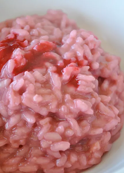 Simona's Raspberry Risotto - PHOTO BY SIMONA CARINI