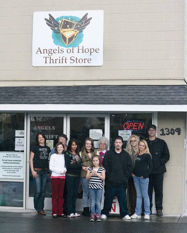 the friendly faces of Angels of Hope thrift store - PHOTO BY BOB DORAN