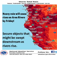 Rain to Cause Rising Rivers; Localized Flooding, Slides Possible