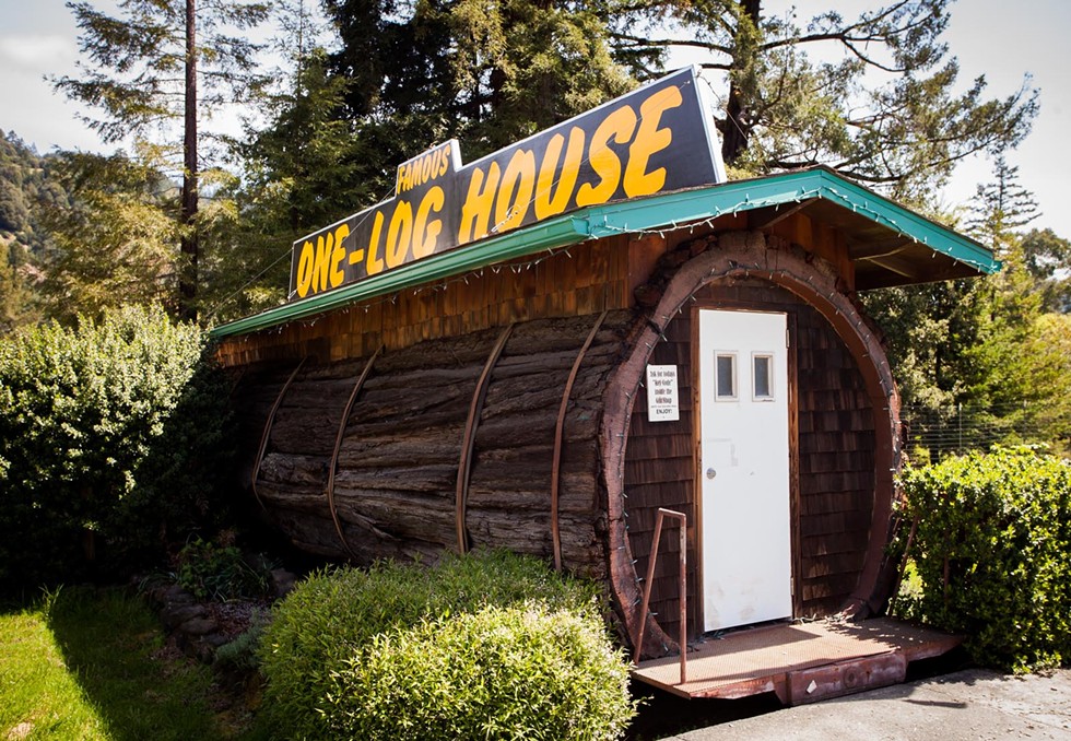 The One-Log House, just off of U.S. Highway 101. - AMY KUMLER