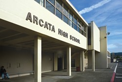 Arcata High School was placed on lockdown today. - FILE PHOTO