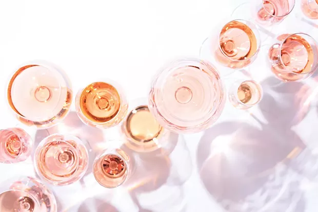 Rosés vary substanitally in color, flavor, sweetness, acidity and more. - SHUTTERSTOCK