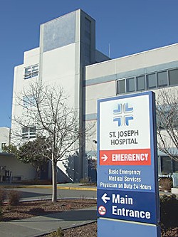 St. Joseph Hospital. - FILE