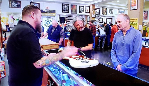 A shot from Season 17, episode 25 of Pawn Stars. - COURTESY OF WOLF NAVARRO
