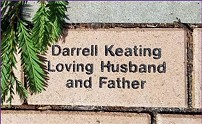 COMMEMORATIVE BRICK ON HEART OF HOSPICE PATH AT HOSPICE OF HUMBOLDT.