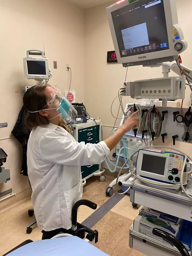 St. Joseph Hospital Emergency Services Nurse Manager Kelsey McCulloch. - SUBMITTED