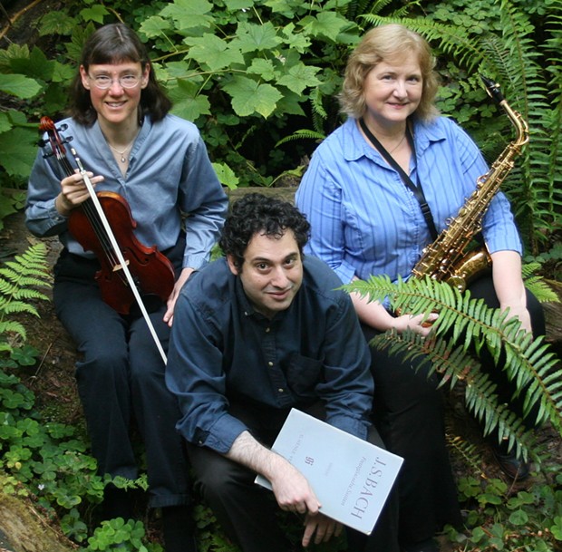 The Vipisa Trio, featuring Cindy Moyer, Virginia - Ryder and John Chernoff - COURTESY HSU MUSIC DEPARTMENT