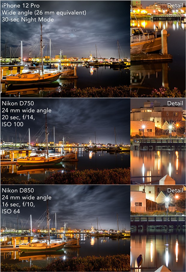 North Coast Night Lights Iphone 12 Pro Night Mode Vs Nikon D750 D850 News Blog