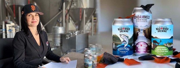 Linda Cooley, Mad River Brewery CEO. - MAD RIVER BREWERY