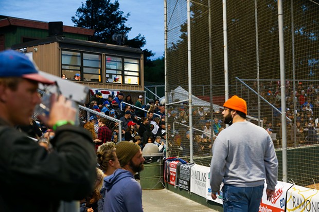 It was a packed house for the season opener at Arcata Ballpark with official attendance announced as 1,123 to see the Humboldt Crabs begin their season on June 3, 2022. - THOMAS LAL