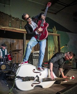 Gino & the Lone Gunmen play the Adorni Center. - PHOTO BY MARK LARSON