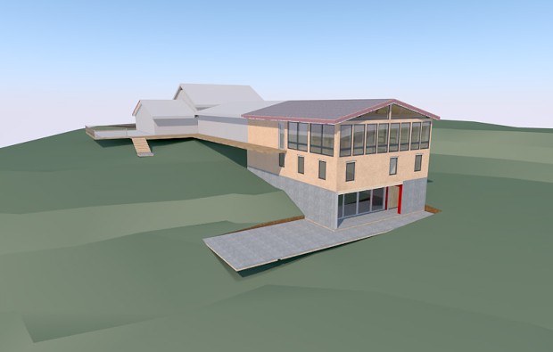 Plans for a new Yurok youth center in Weitchpec. - SUBMITTED