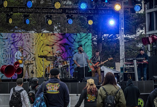 The local Object Heavy band was one of five headliner performers on the Main Stage at Cannifest 2023 on Saturday. - PHOTO BY MARK LARSON