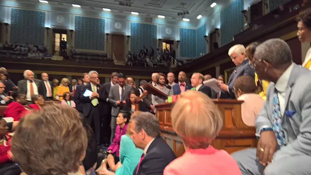 A view from the floor of the House. - TWITTER