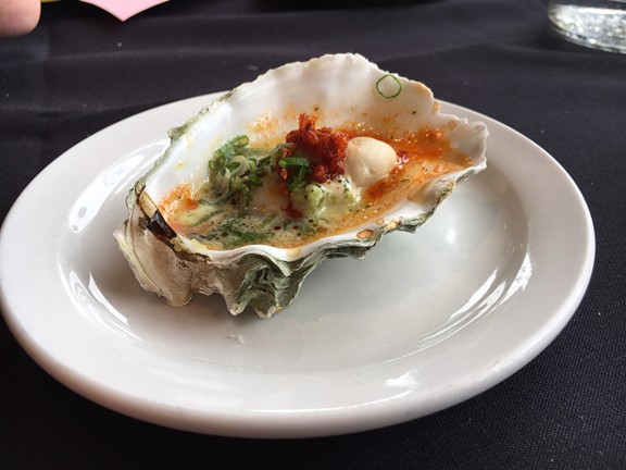 Sushi Spot keeps the cooked crown for this creamy-spicy entry. - JENNIFER FUMIKO CAHILL