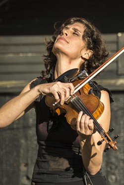Jenny Scheinman's performance was a highlight of the 39th annual Humboldt Folklife Festival. - MARK LARSON