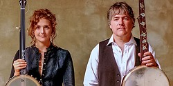 Bela Fleck (right) and Abigail Washburn play the Van Duzer Theatre on Wednesday, Nov. 29 at 7 p.m. - COURTESY OF THE ARTISTS