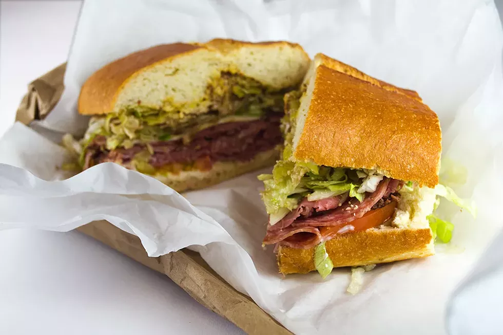 Open your mind to pastrami on your Italian sub. - PHOTO BY AMY WALDRIP