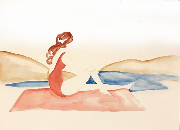 Watercolor and gouache paintings by Grethe von Frausing-Borch.