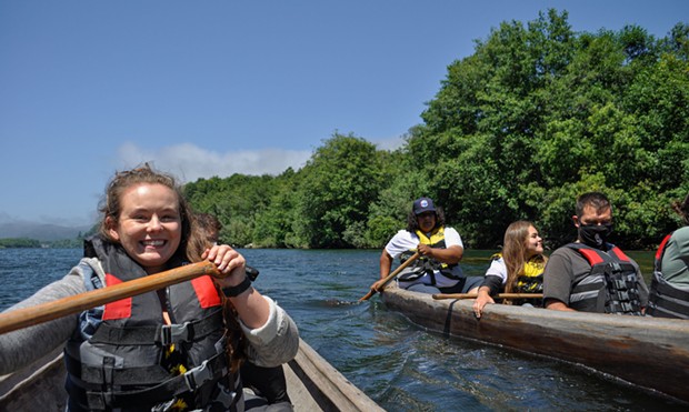 The Advocacy and Water Protection in Native California High School Curriculum comes complete with lesson plans and teacher resources, and puts an emphasis on hands-on experiences, like traditional dug-out canoe rides.