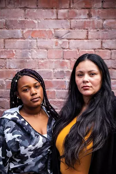 Claudia Portillo (right) with her daughter Avigail. - PHOTO BY SAM ARMAMINO