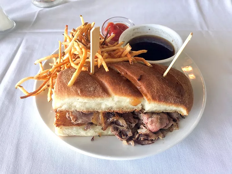 The Francophile's French dip. - PHOTO BY JENNIFER FUMIKO CAHILL