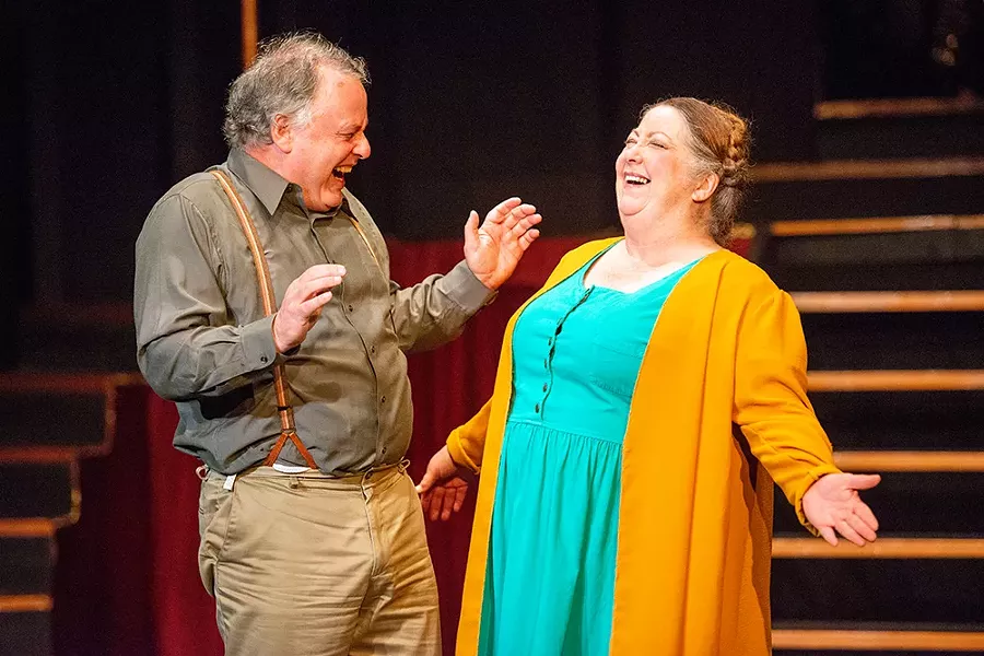 Craig Benson as Herr Schultz and Dianne Zuleger as Fräulein Schneider. - JENNIFER FUMIKO CAHILL