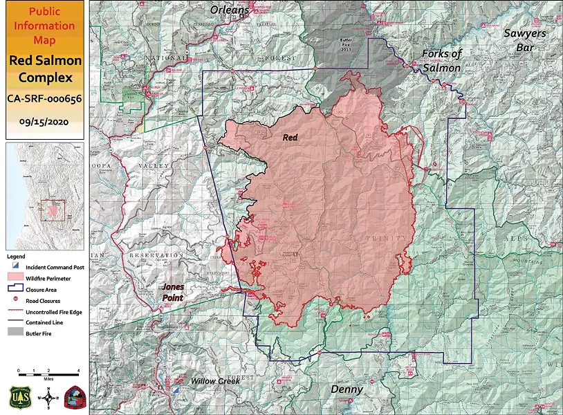 August Complex map, Sept. 13. - SUBMITTED