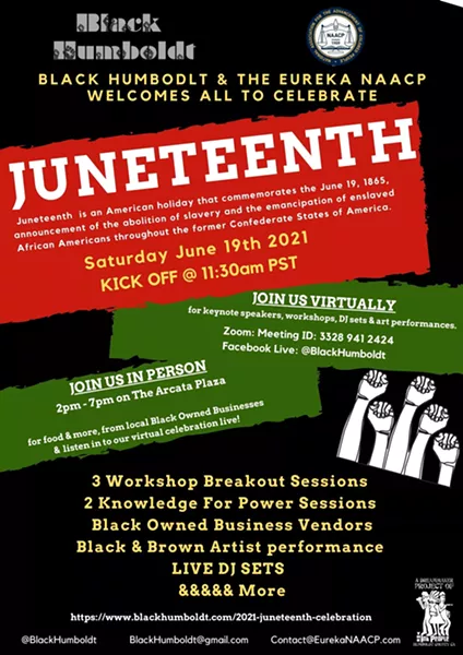 Juneteenth Arcata Plaza Holiday Events General Multi Activities Food North Coast Journal
