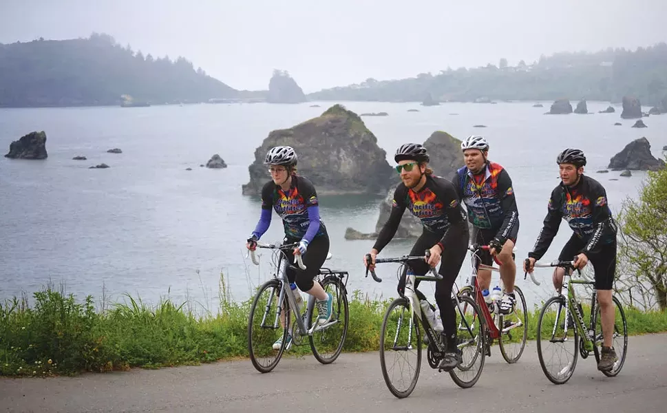 Biking in Trinidad. / Courtesy of Pacific Outfitters