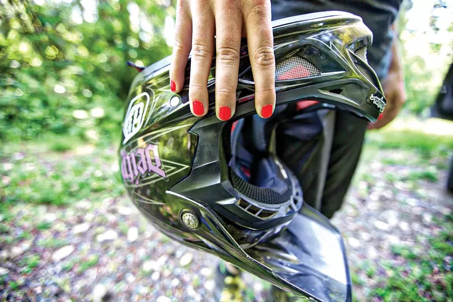 Helmet, check. Nails, check. - ROCKY ARROYO