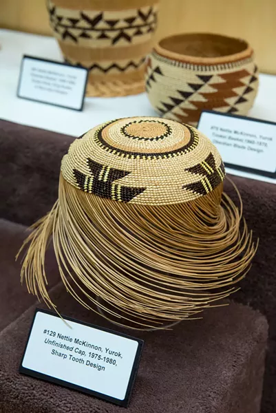 Unfinshed cap at the Clarke Historical Museum. - MARK MCKENNA
