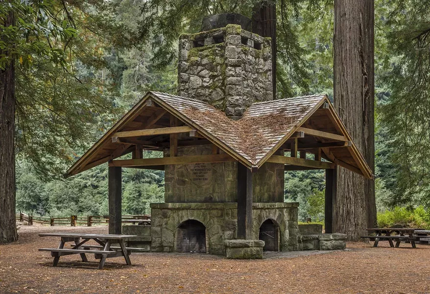 Julia Morgan's Federation Hearthstone fireplace. - GREG NYQUIST