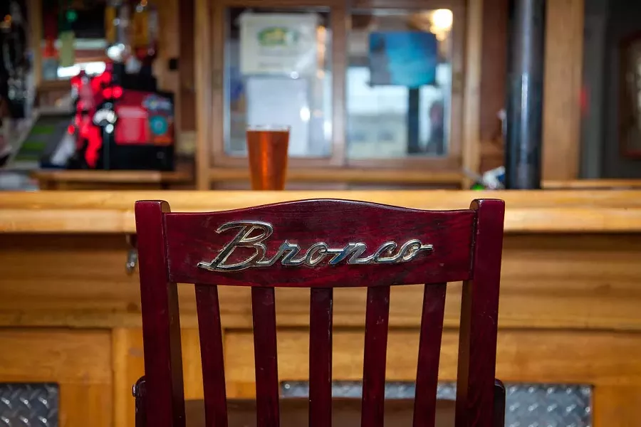 A regular's favorite seat. - PHOTO BY AMY KUMLER.