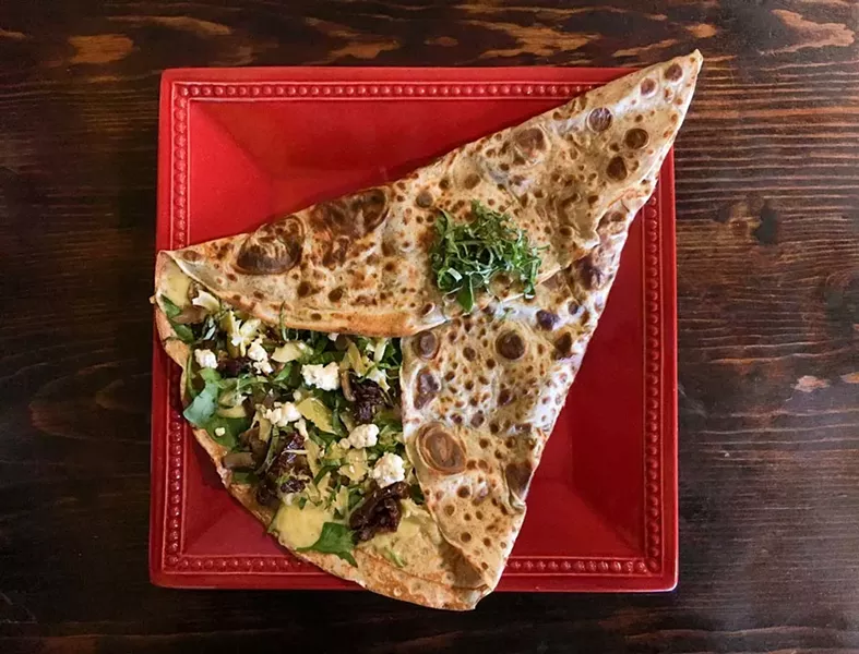 A soiree-worthy spread in a crepe for one. - PHOTO BY JENNIFER FUMIKO CAHILL