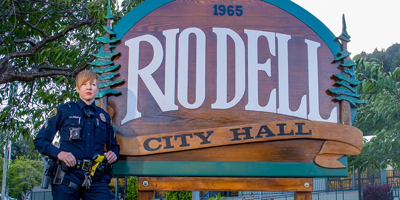 Rio Dell Police Department Cpl. Crystal Landry graduated from the College of the Redwoods Police Academy in 2018, one of three women in her class, and the only one who remains an officer.