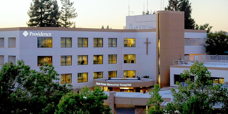 Providence Santa Rosa Memorial Hospital, in Santa Rosa, California on July 23. With the help of a consulting firm, one of the country's largest nonprofit hospital chains trained staff to wring money out of patients, even those eligible for free care.