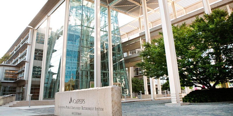 The CalPERS headquarters in Sacramento.
