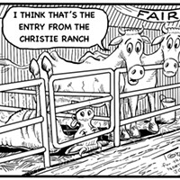 "I think that's the entry from the Christie Ranch."