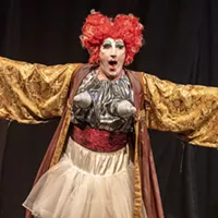 Lady Momma Alicia Star (James Peck) on the Playhouse stage.