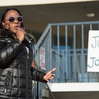 Charmaine Lawson calls on the community to continue to demand justice for her son.